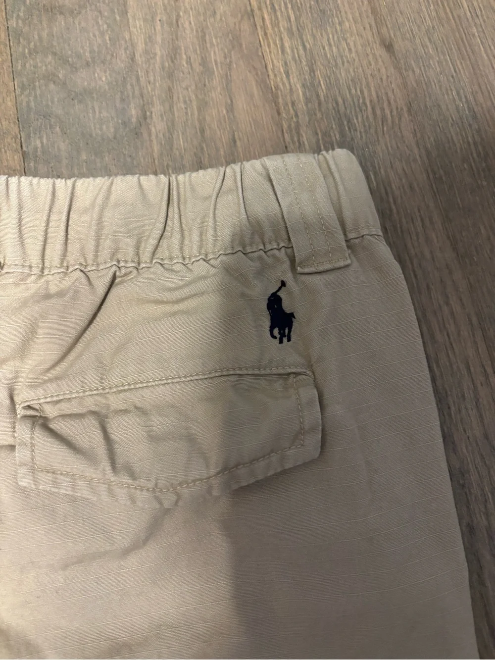 Polo by Ralph Lauren Khaki Cargo Shorts with Drawstring